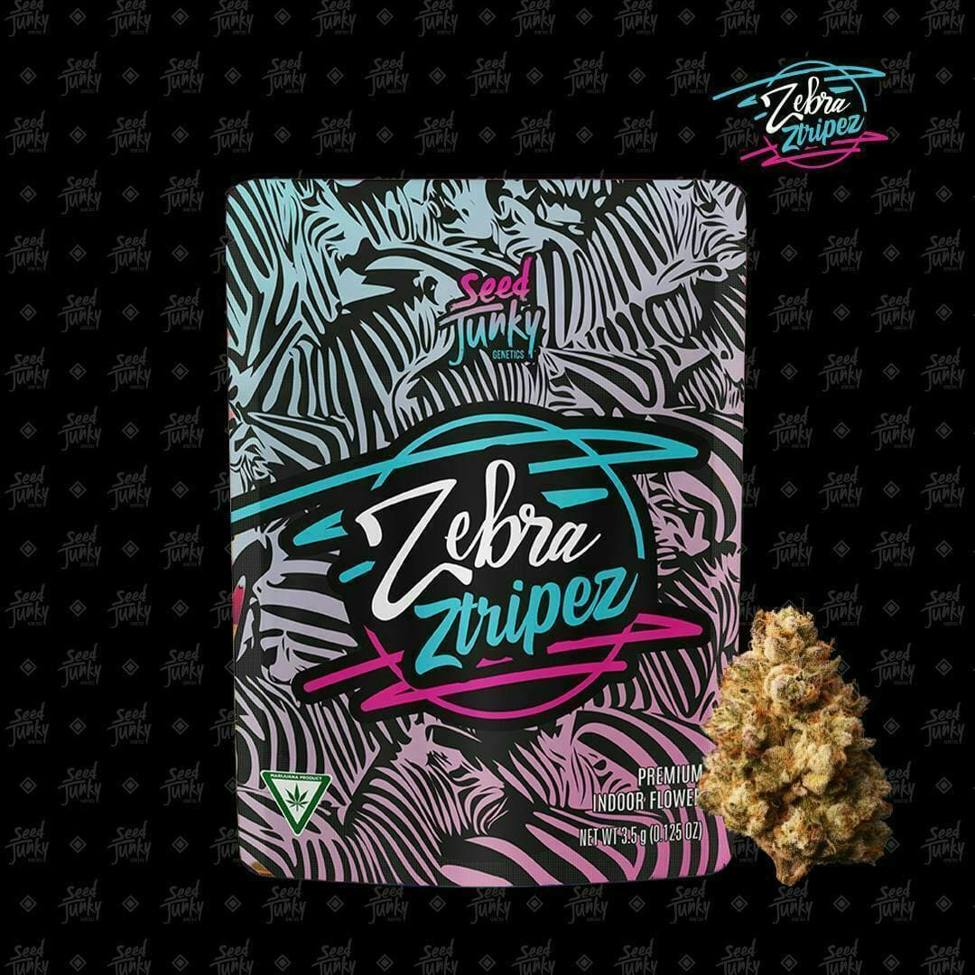 Seed Junky Zebra Ztripez - 3.5 Grams Flower cannabis