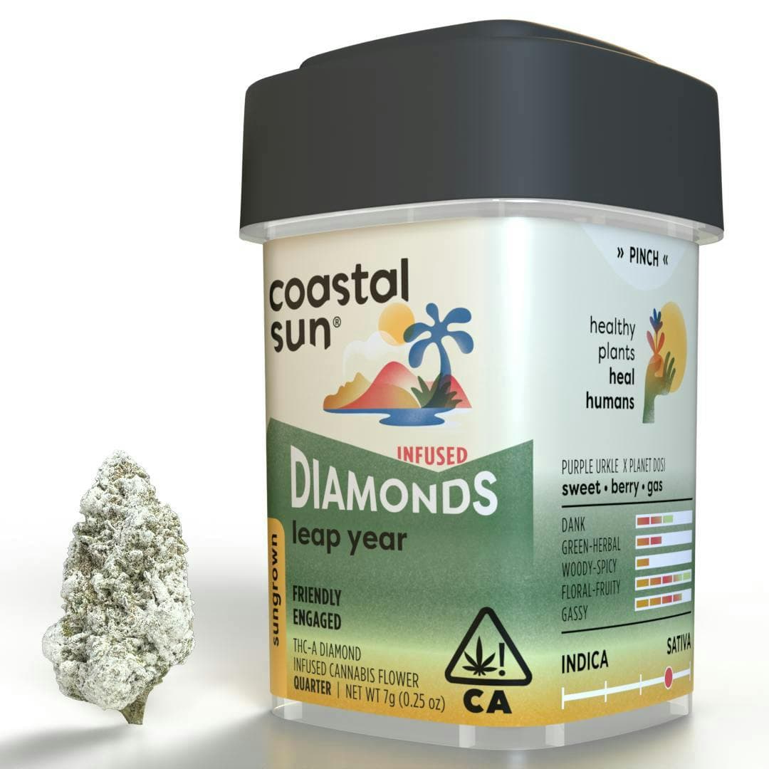 Coastal Sun Greenhouse Leap Year Infused Flower - 7 Grams Flower cannabis