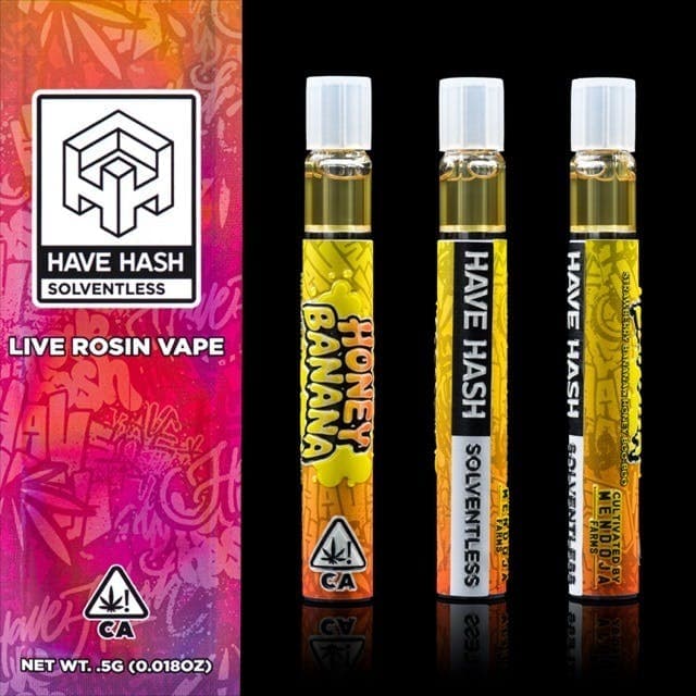 Have Hash Honey Banana All in One Rosin Cart - 0.5 Grams Vape Carts cannabis