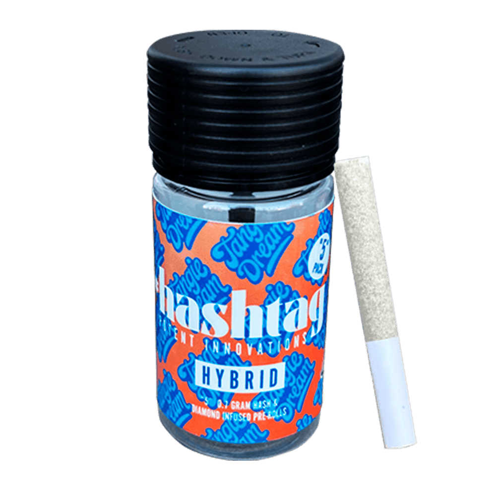 Tangie Dream Pre-Rolls by #Hashtag Hash, $30.00