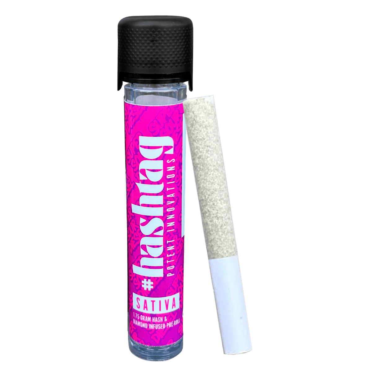 #Hashtag Hash Super Sour Diesel Hashtag Hash Infused Preroll - 1.75 Grams Pre-Rolls cannabis