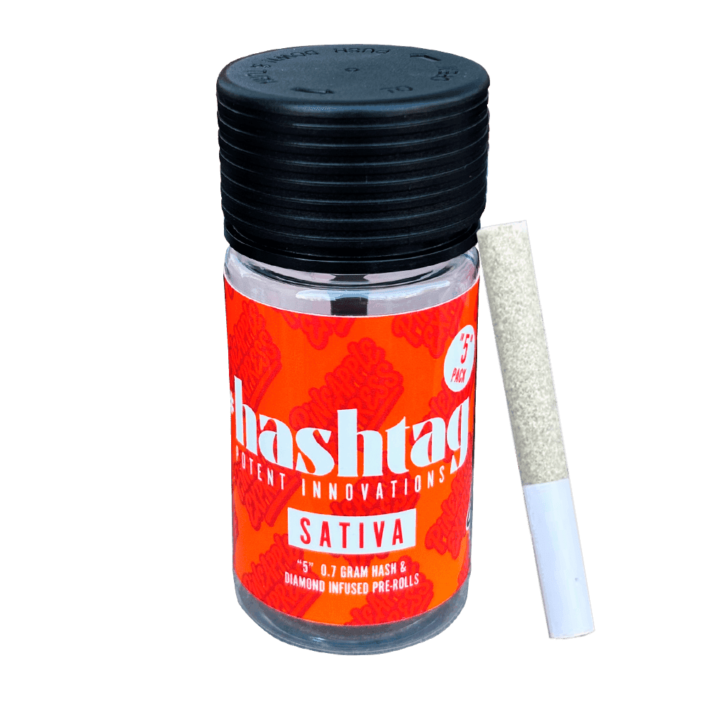 Pineapple Express Pre-Rolls by #Hashtag Hash, $30.00