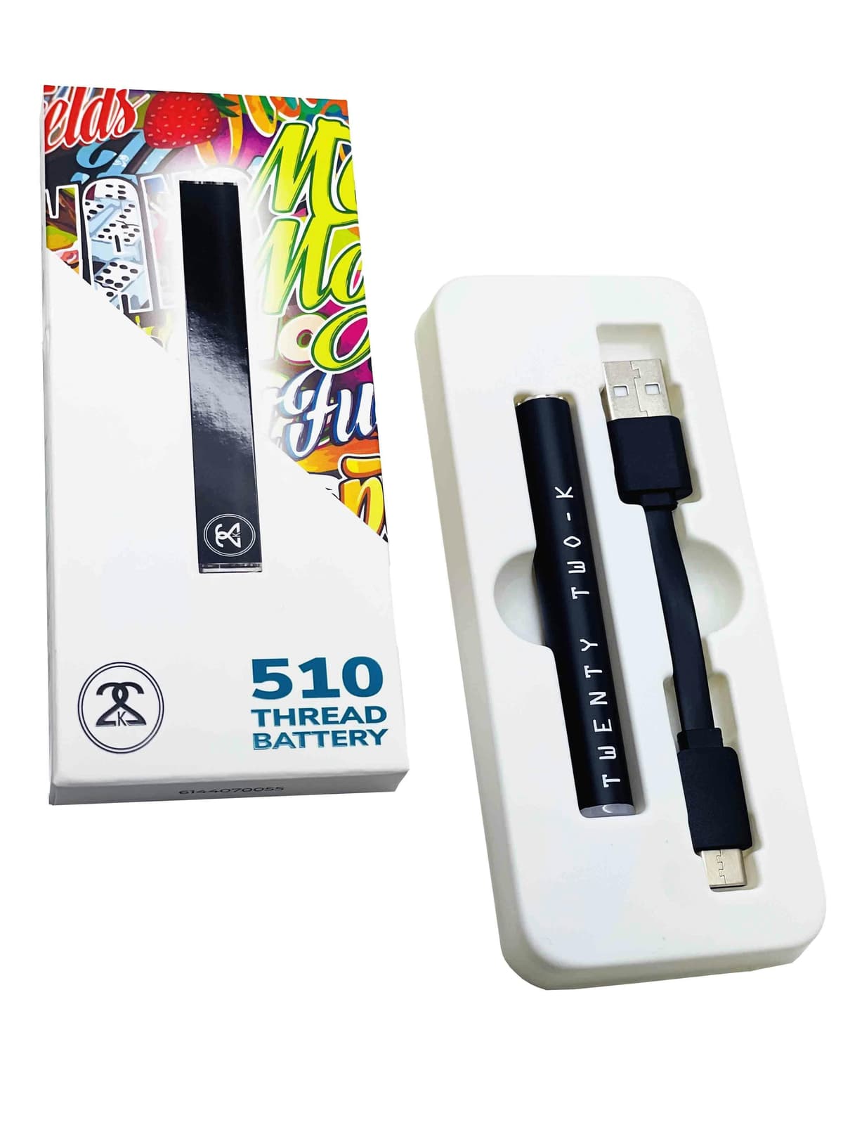 22K Black 510 Thread Battery Batteries Accessories cannabis