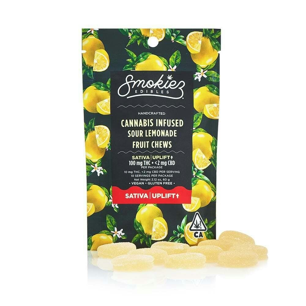 Smokiez Sour Lemonade - 100 mg Edibles cannabis