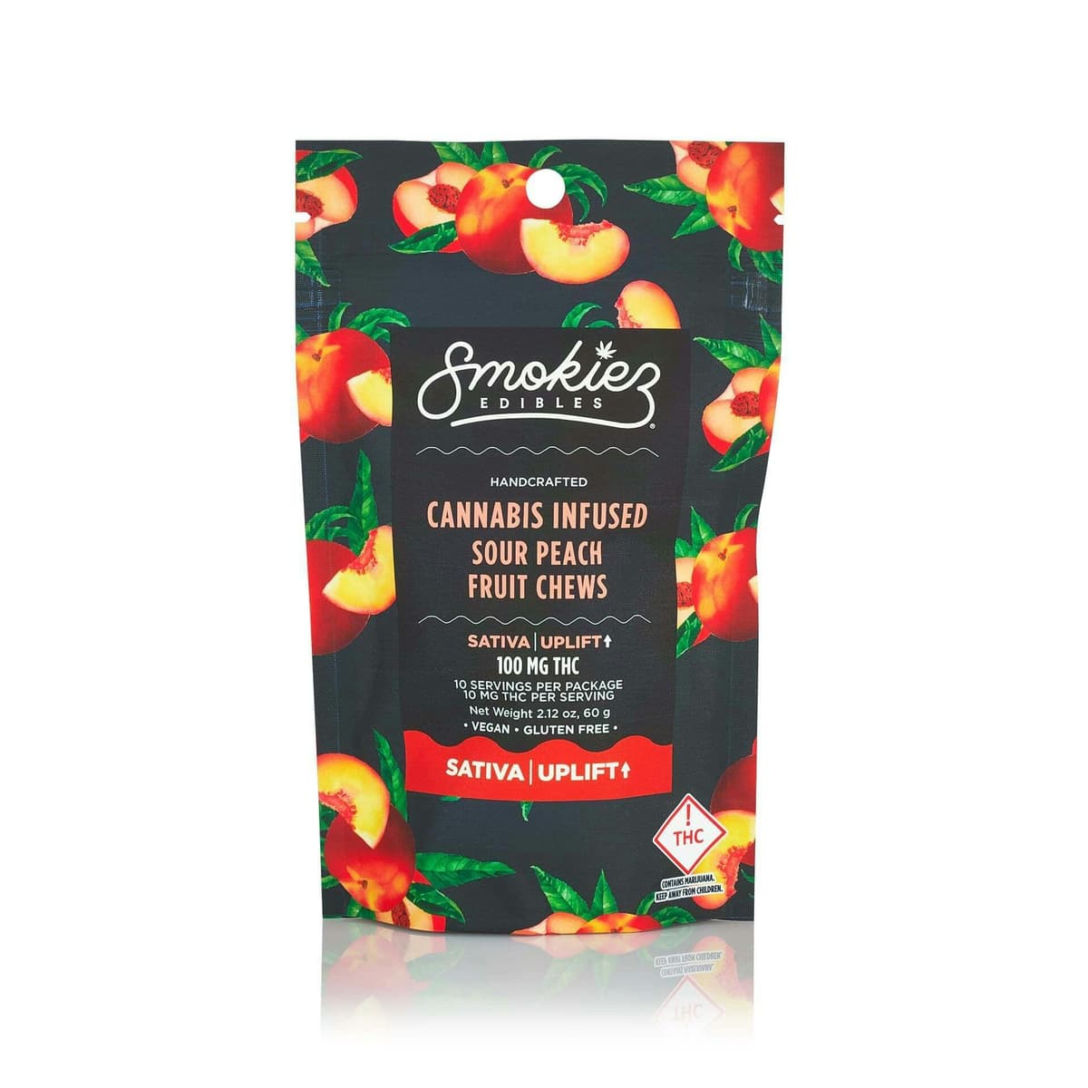 Smokiez Sour Peach - 100 mg Edibles cannabis