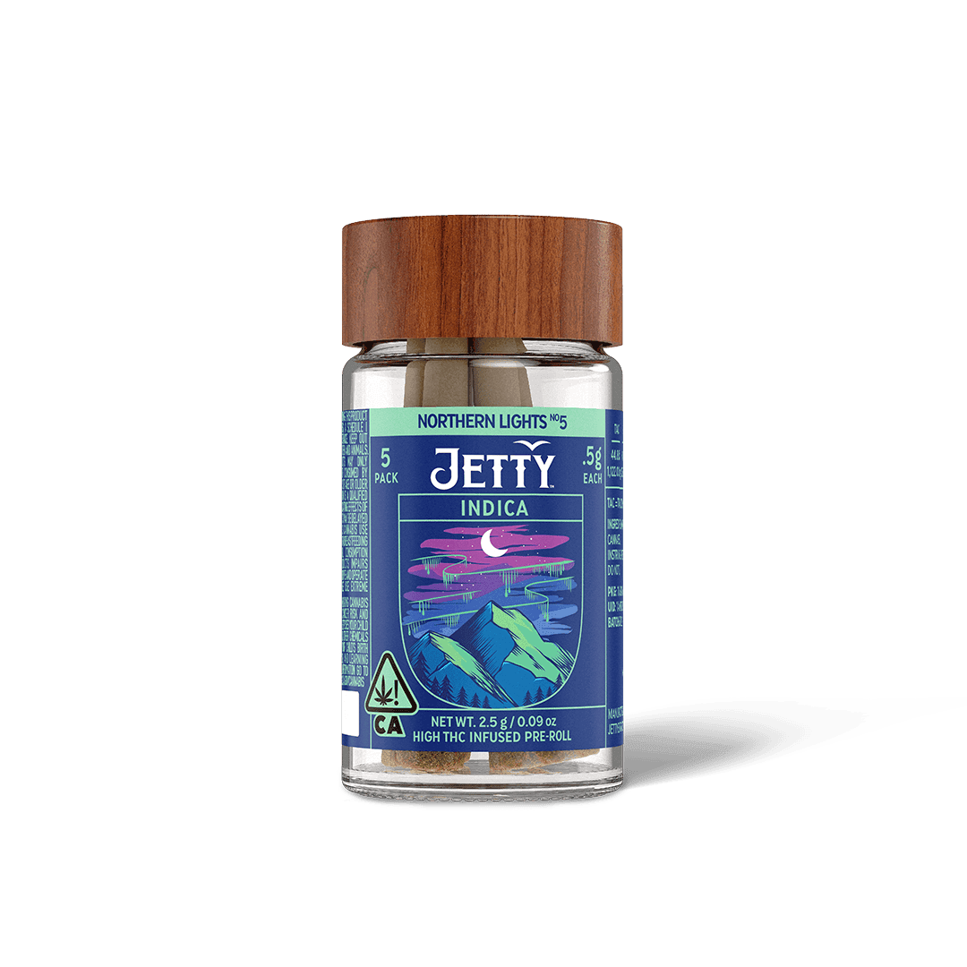 Jetty Extracts Northern Lights x Fatso High THC Jetty Infused Prerolls - 5 Pack 2.5 Grams Pre-Rolls cannabis