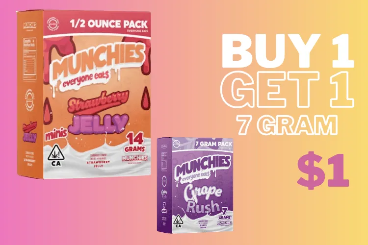 MUNCHIES 14G BOGO 7G PAD DAILY, BOGO $1.00