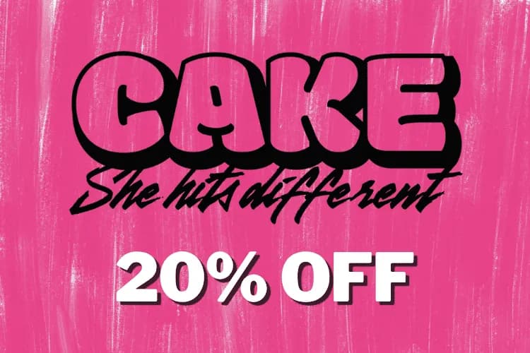 Cake 20% off DAILY by CAKE, 20% OFF