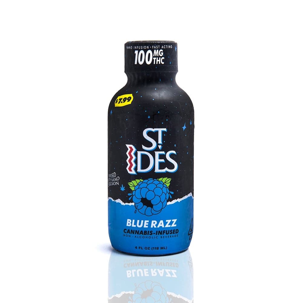 Blue Razz Beverages by St. Ides, $8.00