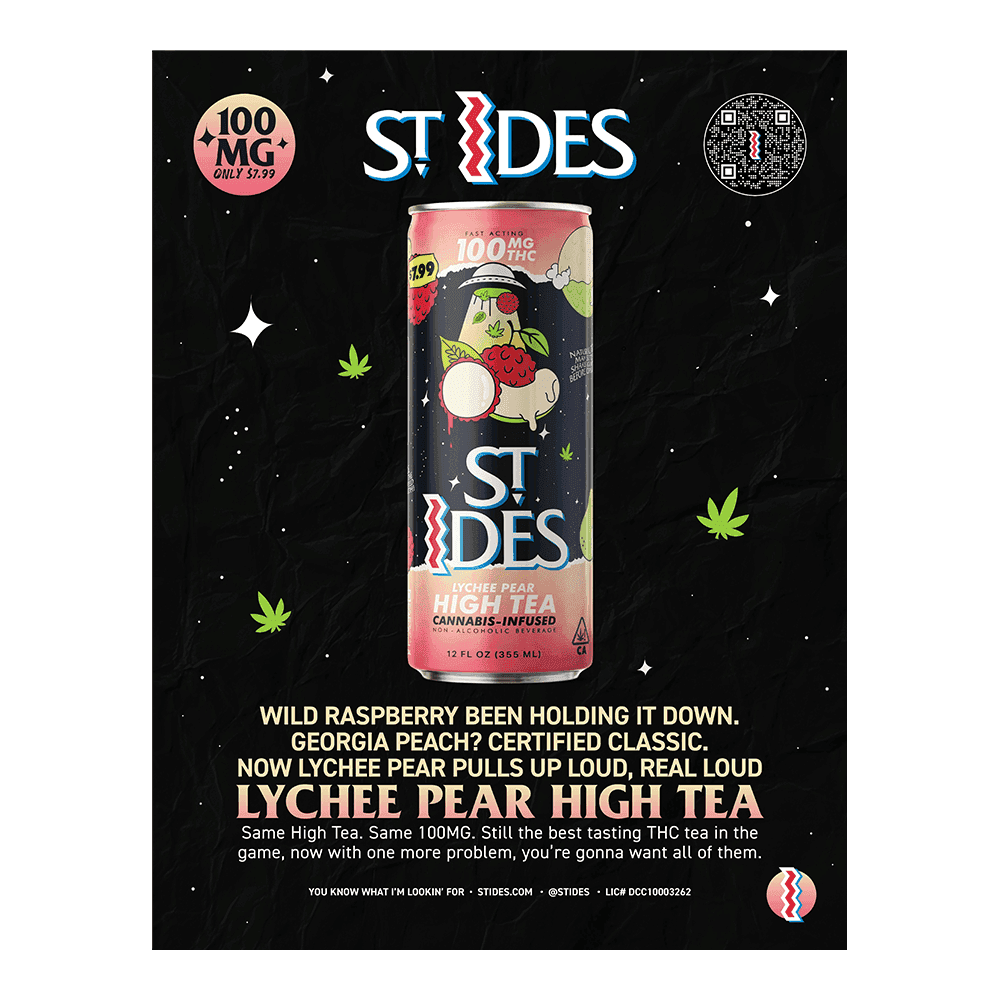 Pear Lychee Beverages by St. Ides, $8.00