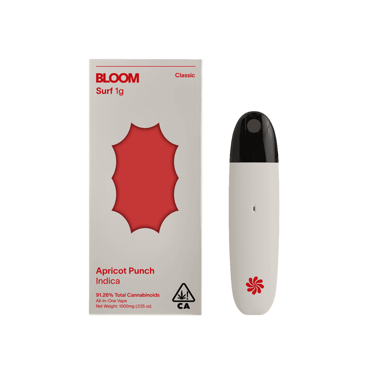 Bloom Brand Apricot Punch Surf All in One Bloom - 1 Gram Vape Carts cannabis