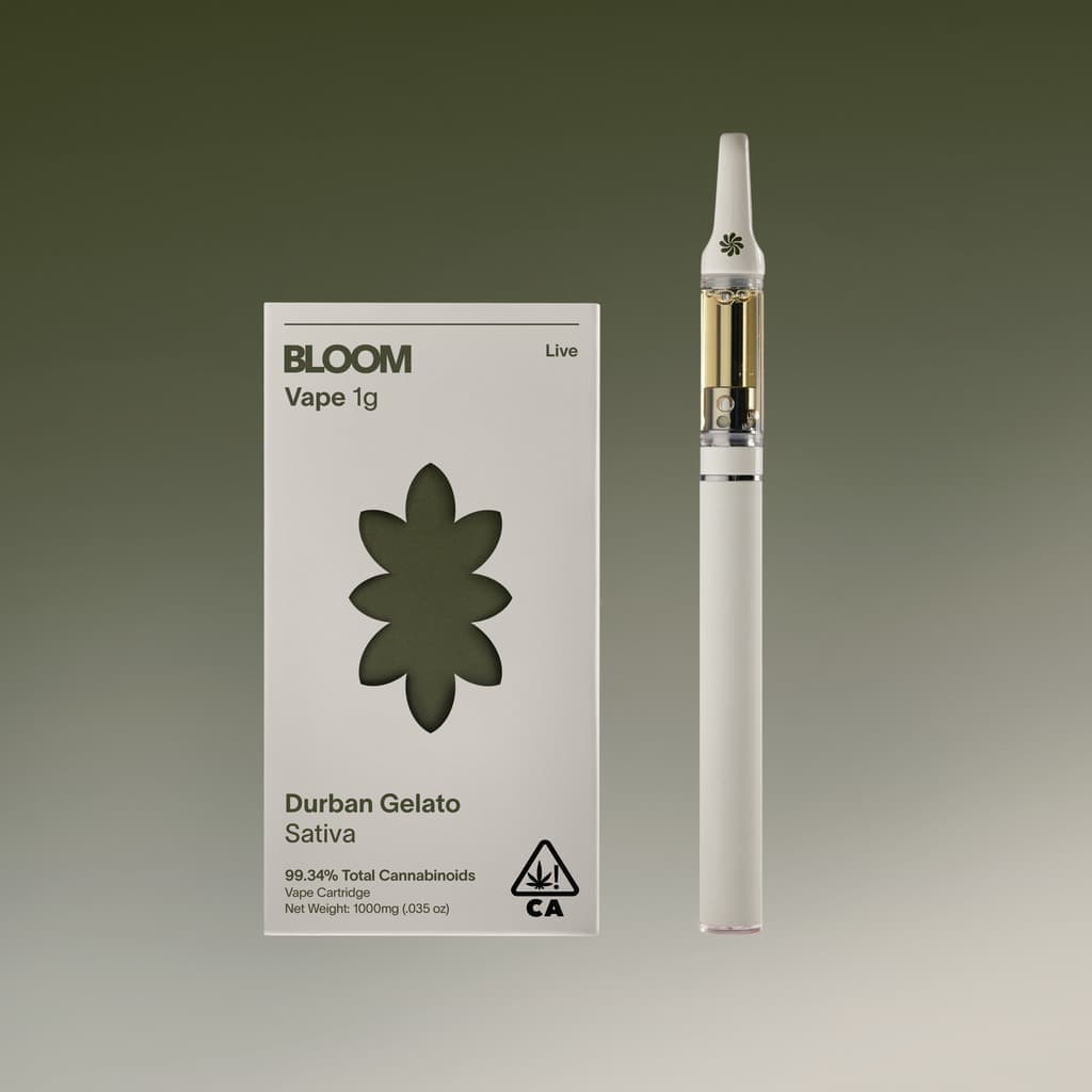 Bloom Brand Durban Gelato Live Vape - 1 Gram Vape Carts cannabis