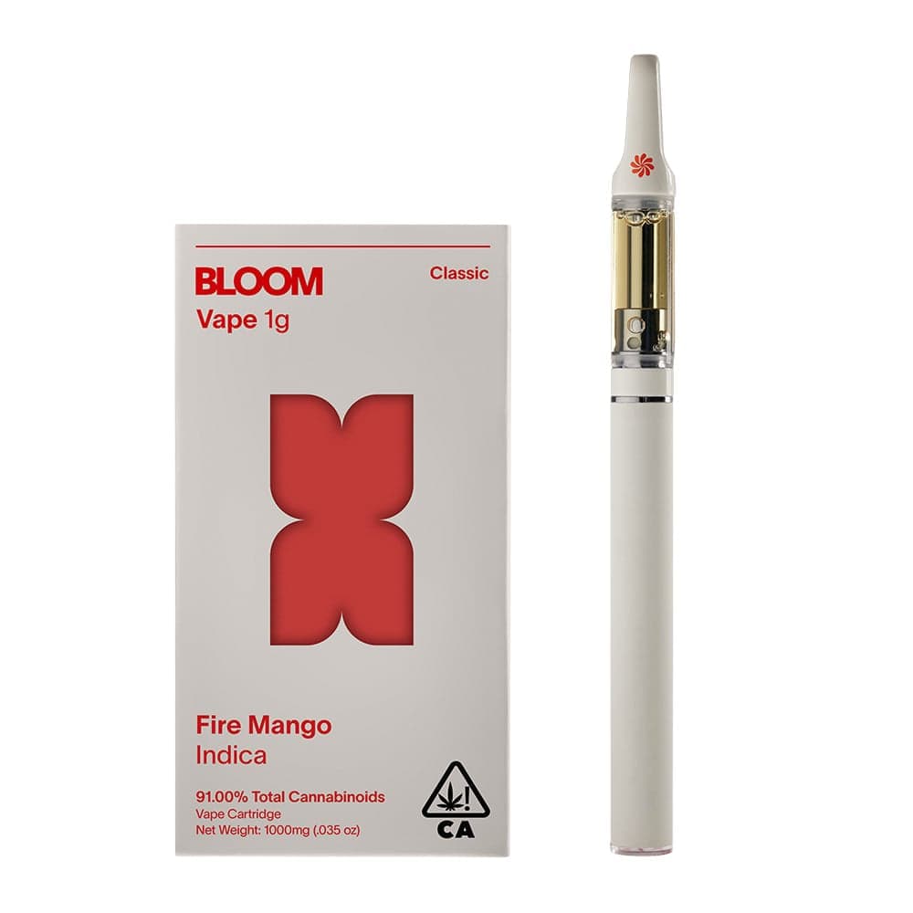 Bloom Brand Fire Mango Vape - 1 Gram Vape Carts cannabis