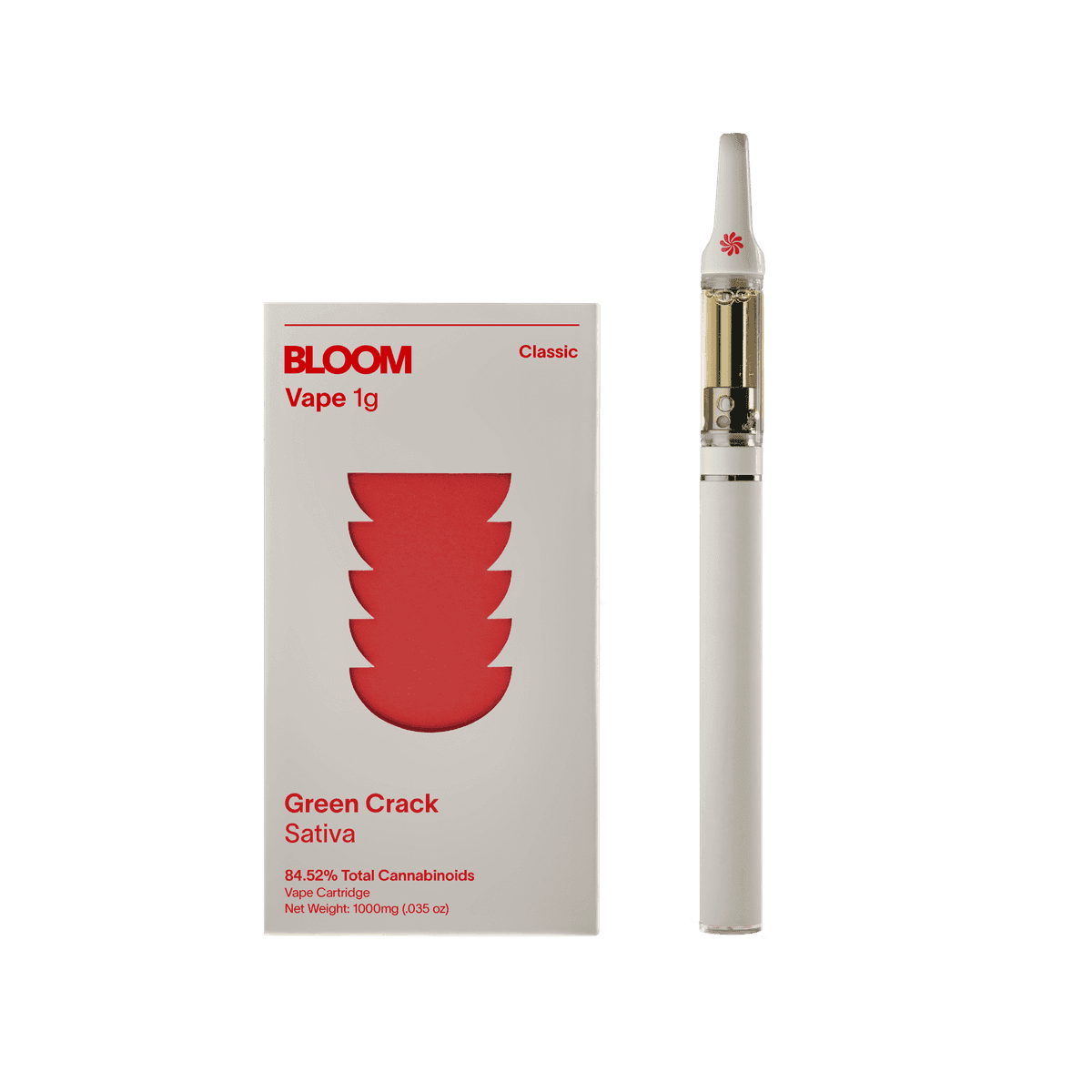 Bloom Brand Green Crack Vape - 1 Gram Vape Carts cannabis