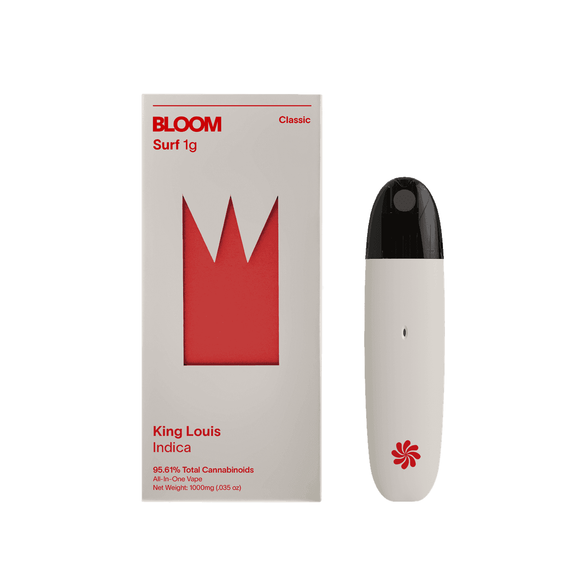 Bloom Brand King Louis Surf All in One Bloom - 1 Gram Vape Carts cannabis