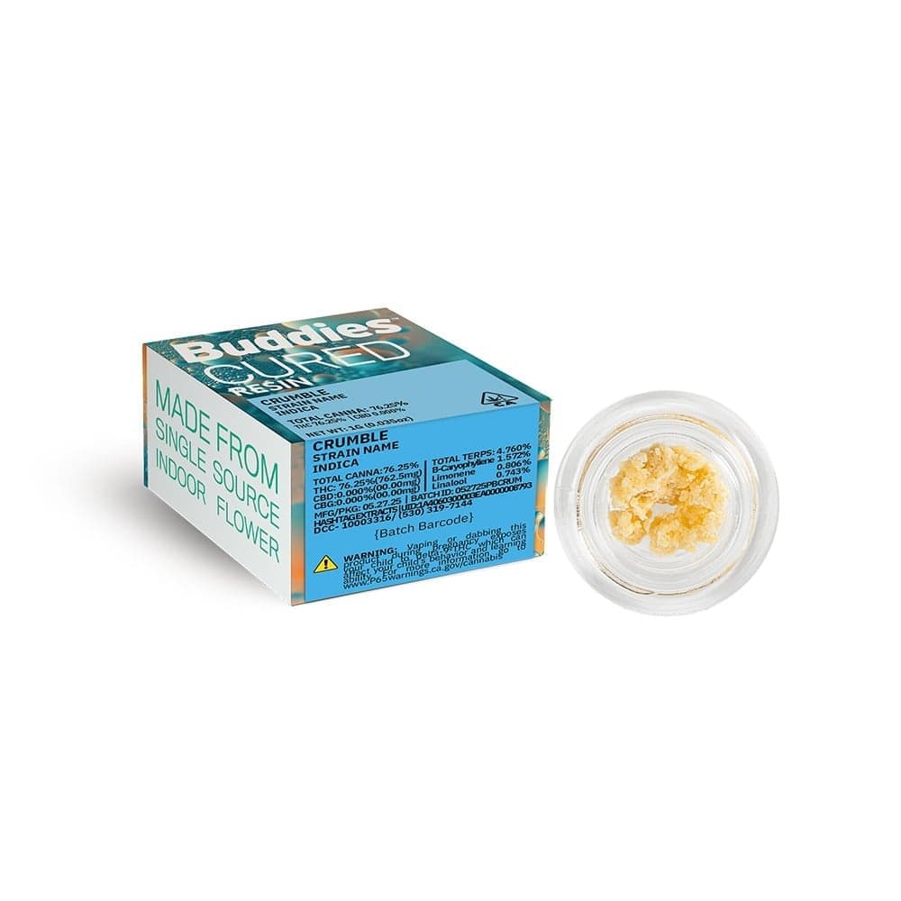 Buddies First Dance Crumble - 1 Gram Concentrates cannabis