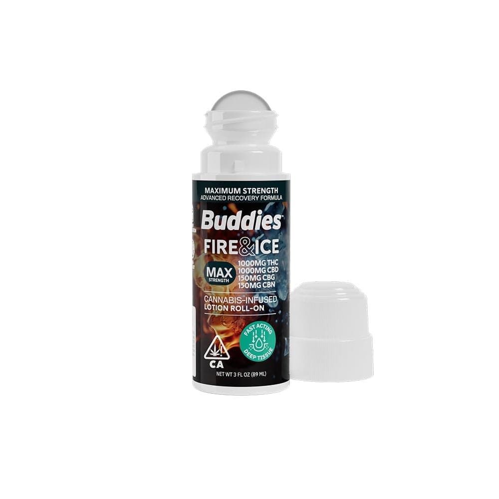 MAX THC:CBD:CBG:CBN Roll on Topicals by Buddies, $57.00