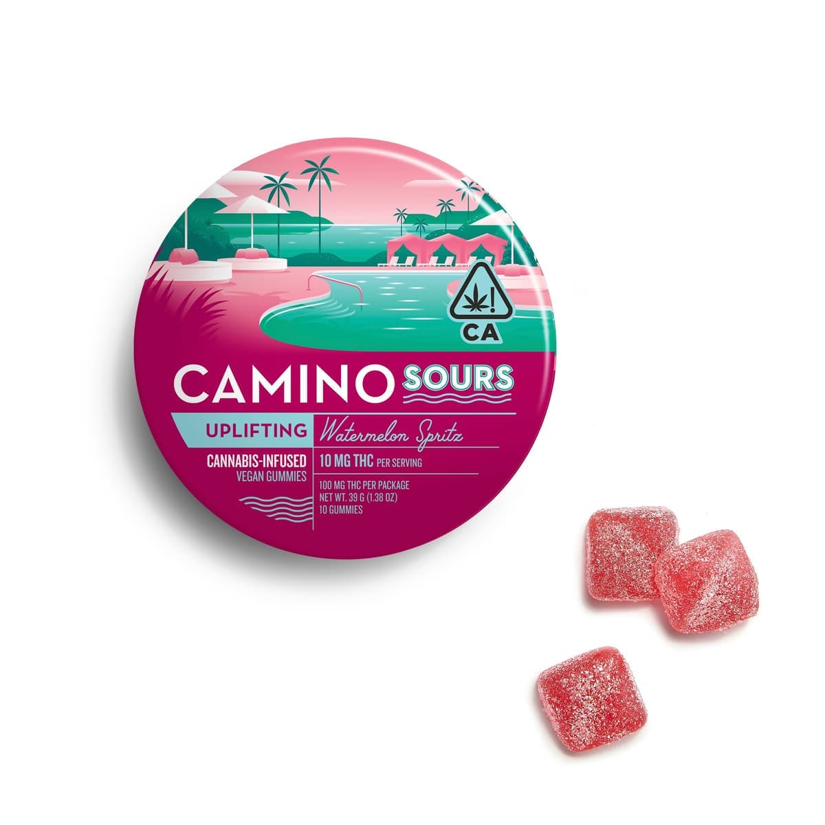 Watermelon Spritz Edibles by Camino - Kiva, $17.00
