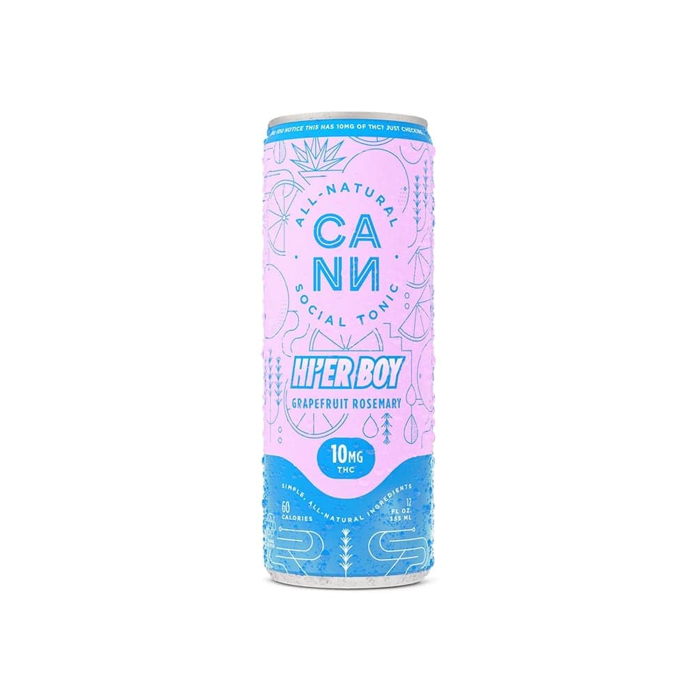 CANN Beverages Grapefruit Rosemary Cann Beverage Hi'er Boys - 4 Pack 12 oz Beverages cannabis