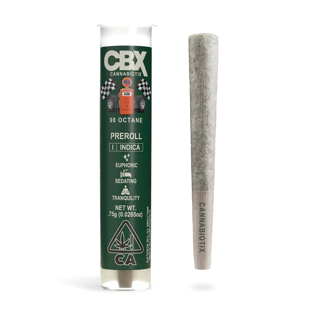 CBX 98 Octane Preroll - 0.75 Grams Pre-Rolls cannabis