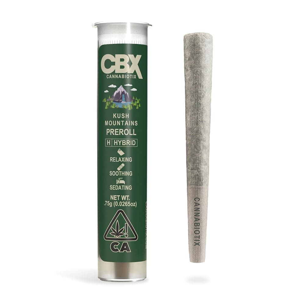 CBX Kush Mountains Preroll - 0.75 Grams Pre-Rolls cannabis