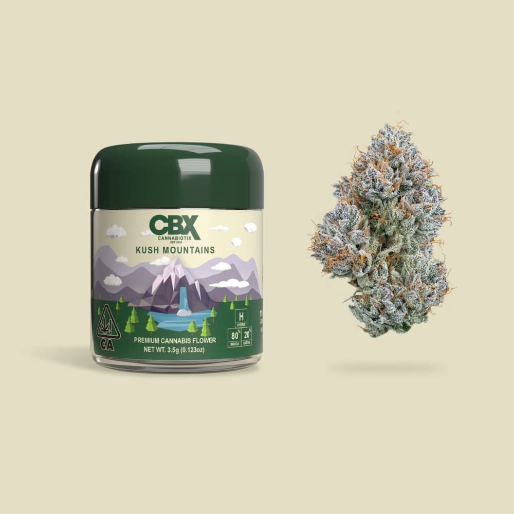 CBX Kush Mountains - 3.5 Grams Flower cannabis