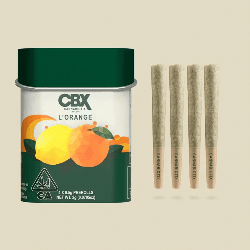 CBX L'Orange Prerolls - 4 Pack 2 Grams Pre-Rolls cannabis