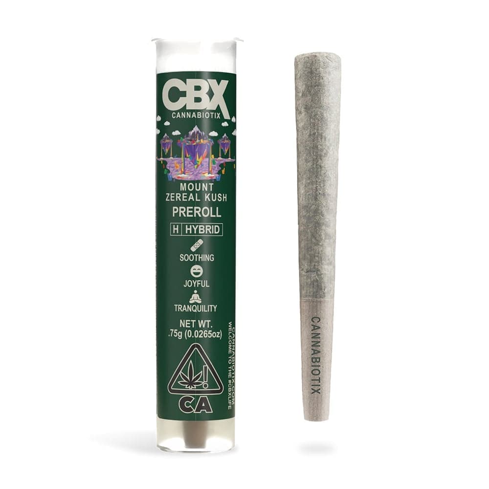 CBX Mount Zereal Kush Preroll - 0.75 Grams Pre-Rolls cannabis