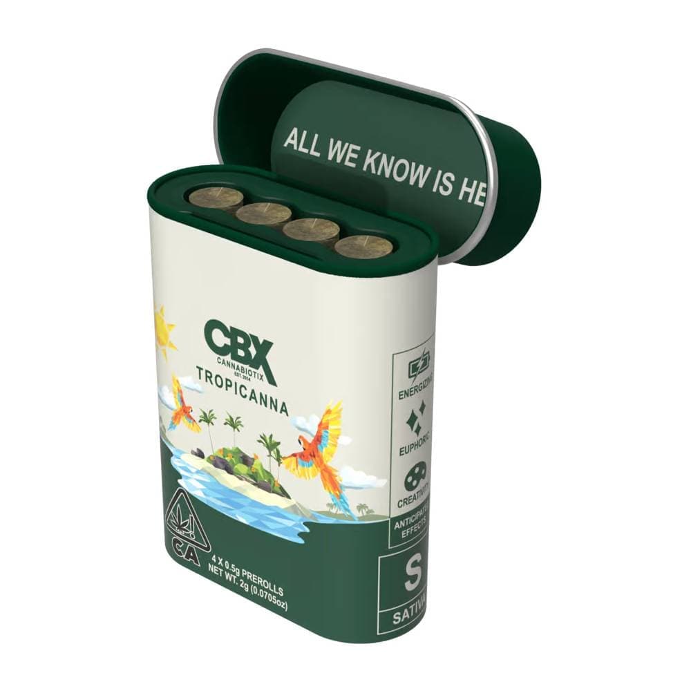 CBX Tropicanna Prerolls - 4 Pack 2 Grams Pre-Rolls cannabis
