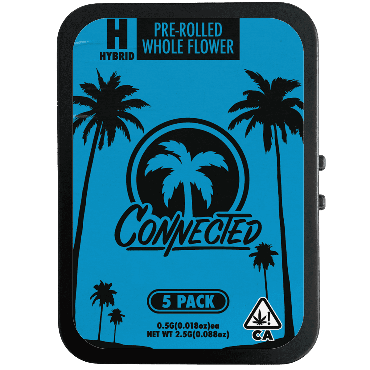 Connected Chrome Prerolls - 5 Pack 2.5 Grams Pre-Rolls cannabis