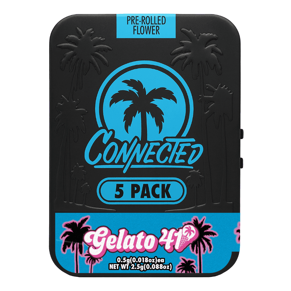 Connected Gelato 41 Prerolls - 5 Pack 2.5 Grams Pre-Rolls cannabis