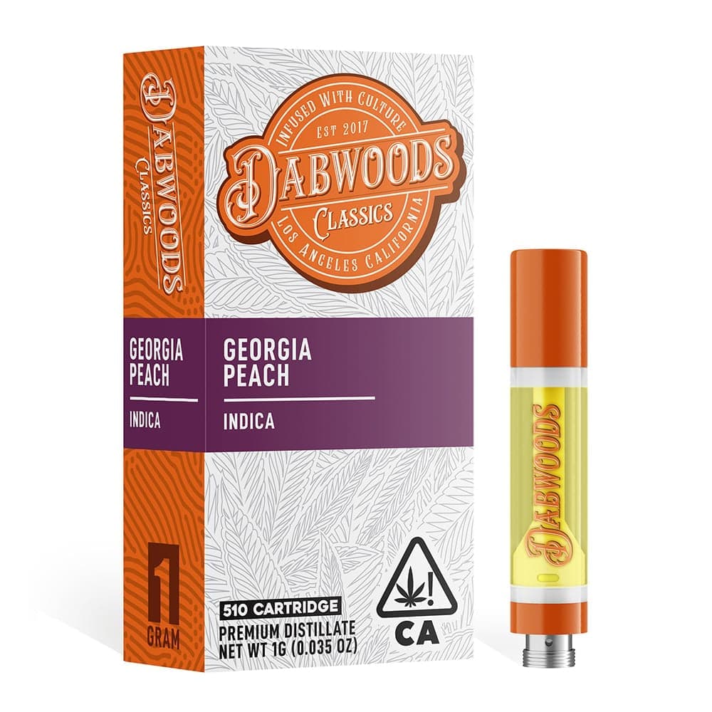Dabwoods Premium Cannabis Georgia Peach Dabwood Cart - 1 Gram Vape Carts cannabis