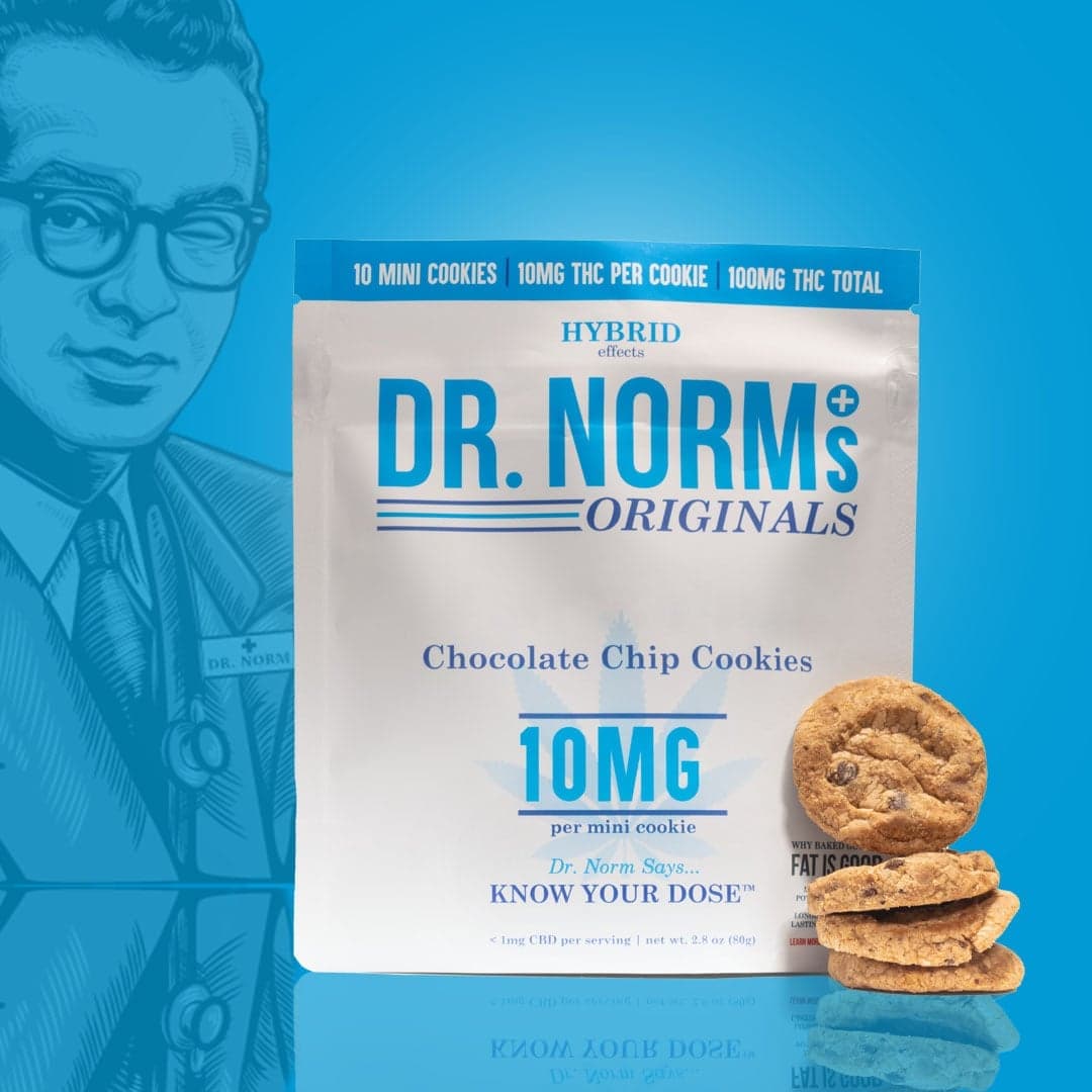 Chocolate Chip Hybrid Edibles by Dr. Norm's, $16.00