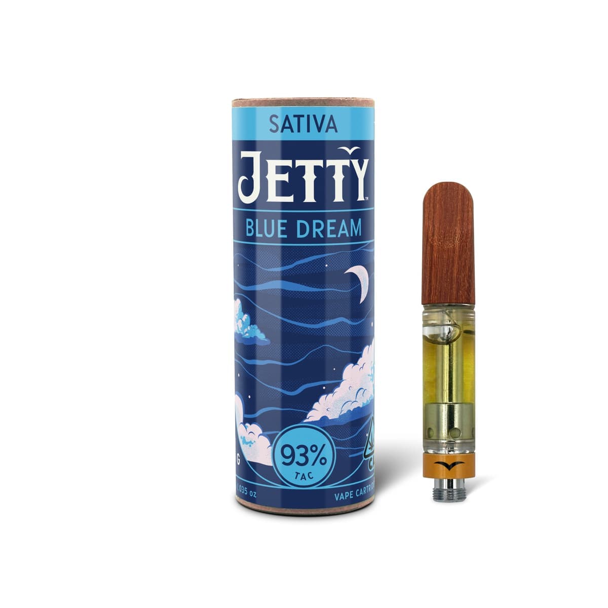 Jetty Extracts Blue Dream Sativa Jetty Vapes - 1 Gram Vape Carts cannabis