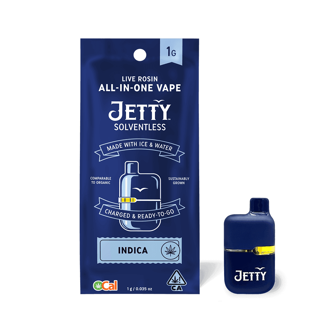 Jetty Extracts Cherry Jam AIO Solventless - 1 Gram Vape Carts cannabis
