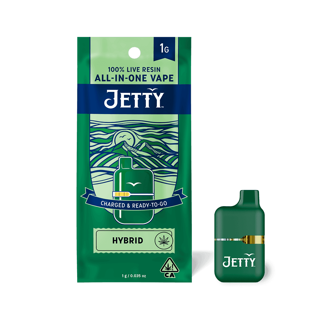 Jetty Extracts Cherry Crumble LR AIO Mini Tank - 1 Gram Vape Carts cannabis