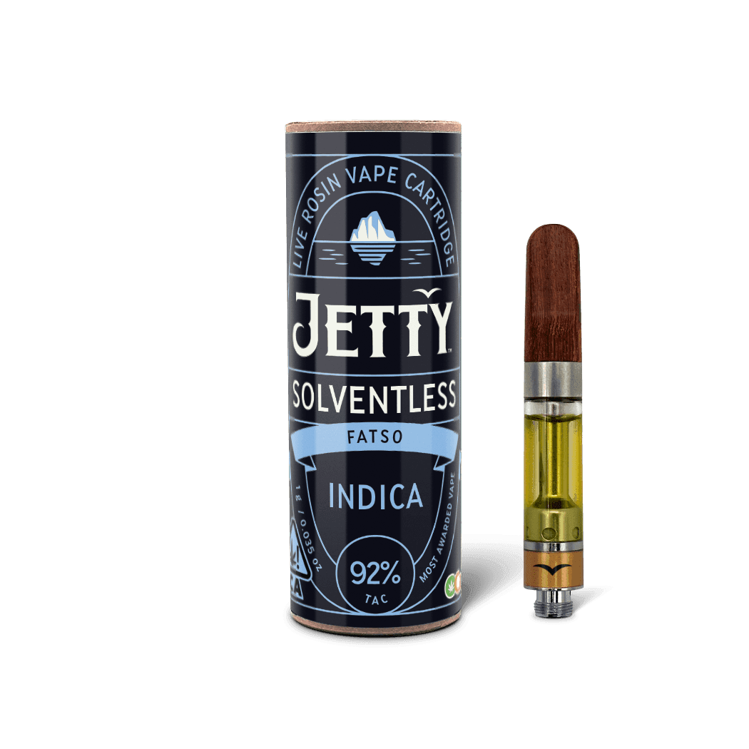Jetty Extracts Fatso Solventless Jetty Vapes Cart - 1 Gram Vape Carts cannabis
