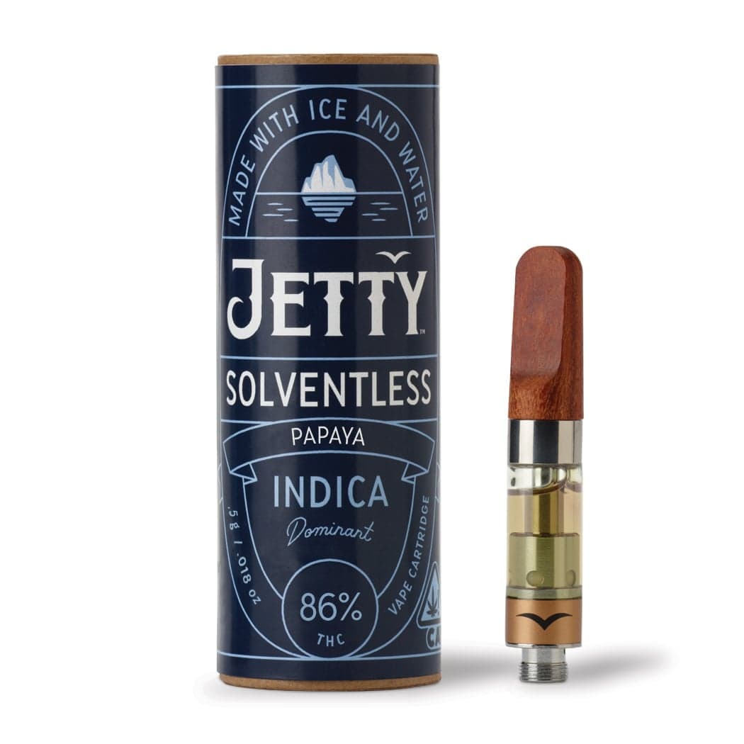 Jetty Extracts Grape Gas Solventless Jetty Vapes Cart - 1 Gram Vape Carts cannabis