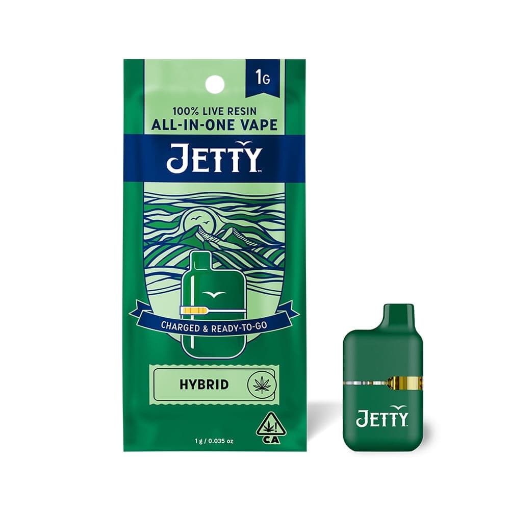 Jetty Extracts Gush Mintz LR AIO Mini Tank - 1 Gram Vape Carts cannabis
