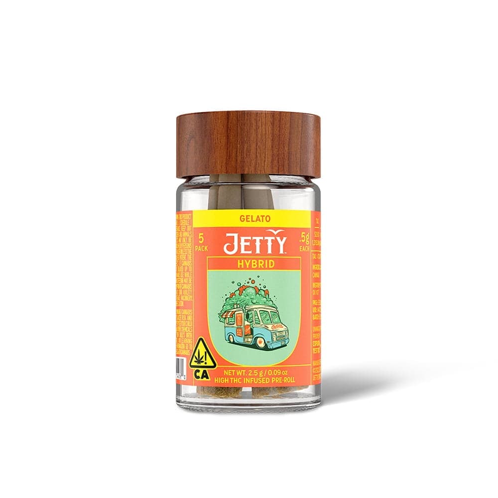 Jetty Extracts Maui Wowie x Sherbet Haze High THC Jetty Extract Infused Preroll - 1 Gram Pre-Rolls cannabis