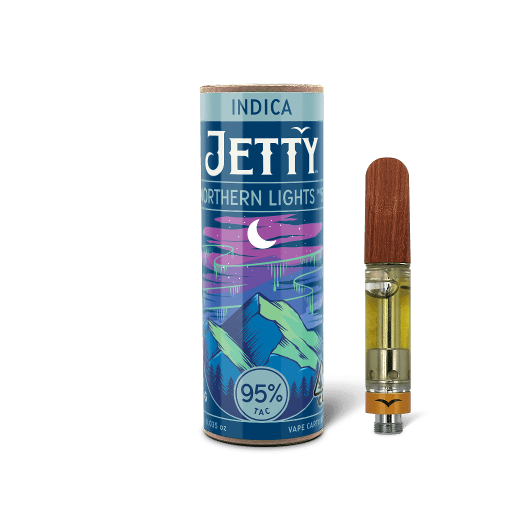 Jetty Extracts Northern Lights Indica Jetty Vapes - 1 Gram Vape Carts cannabis