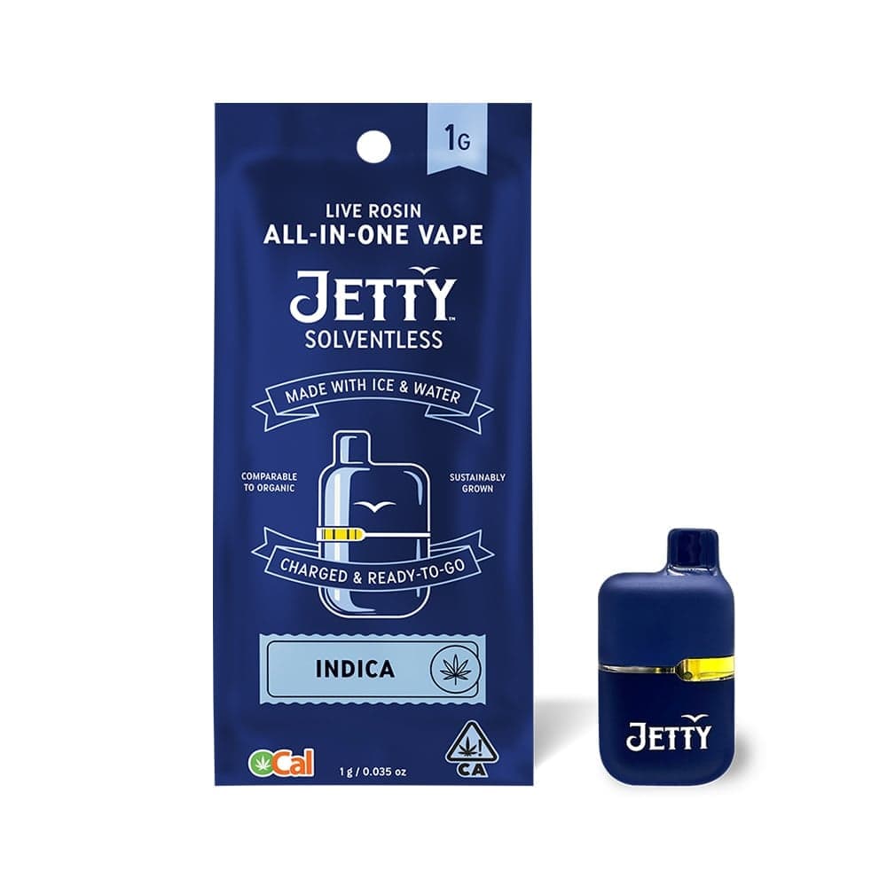 Jetty Extracts Papa Burger AIO Solventless - 1 Gram Vape Carts cannabis