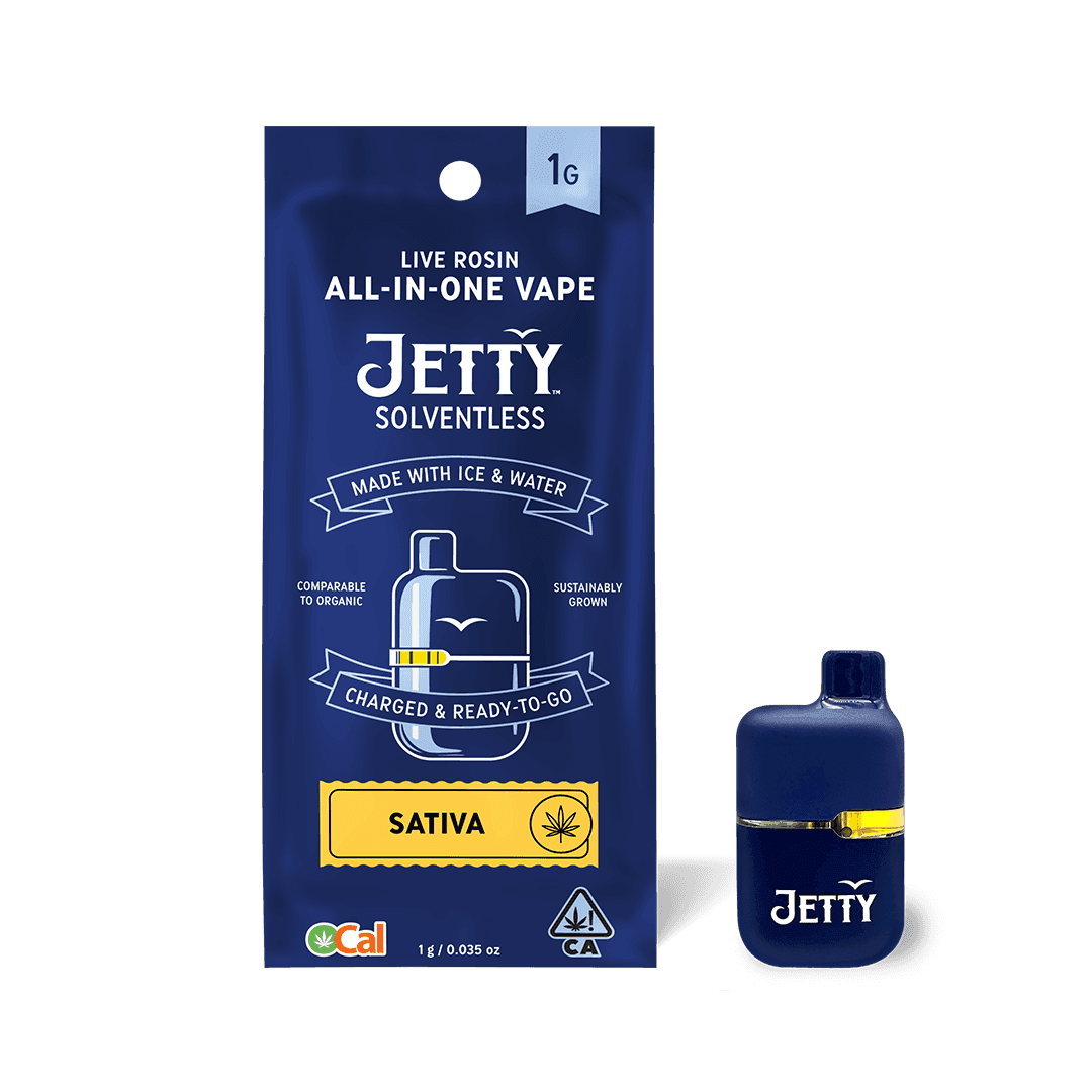 Jetty Extracts Passionfruit Soda AIO Solventless - 1 Gram Vape Carts cannabis