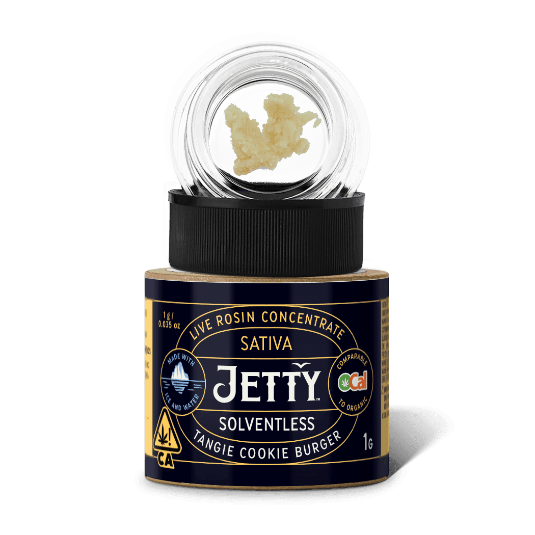 Jetty Extracts Tangie Cookie Burger Live Rosin Live Concentrates Jetty - 1 Gram Concentrates cannabis
