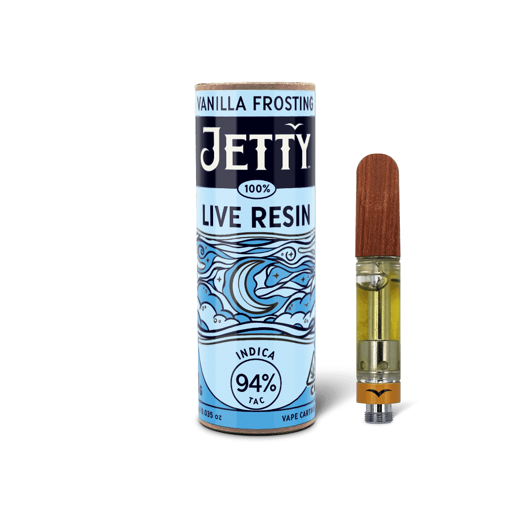 Jetty Extracts Vanilla Frosting Unrefined LR by Jetty Vapes - 1 Gram Vape Carts cannabis