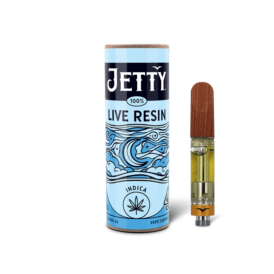 Jetty Extracts Vanilla Vapor Unrefined LR by Jetty Vapes - 1 Gram Vape Carts cannabis