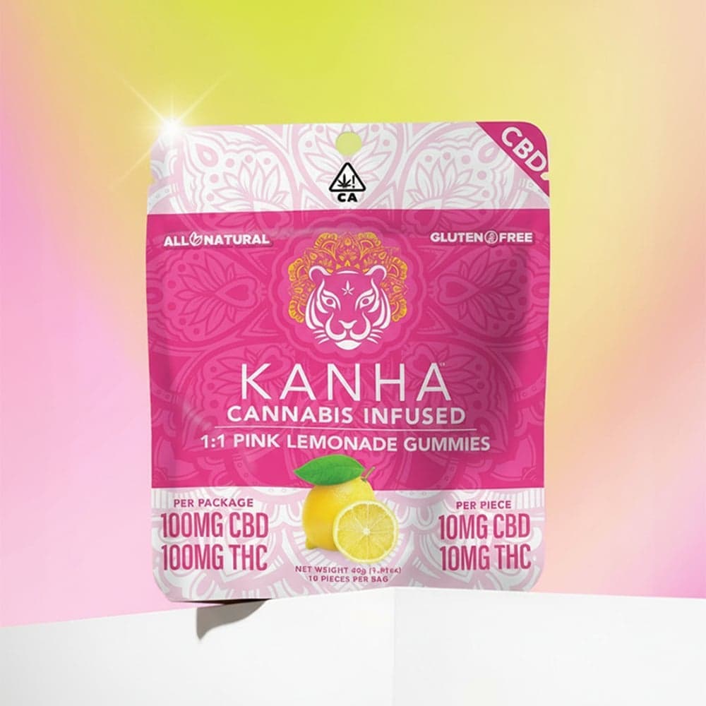 CBD Pink Lemonade Edibles by Kanha, $20.00