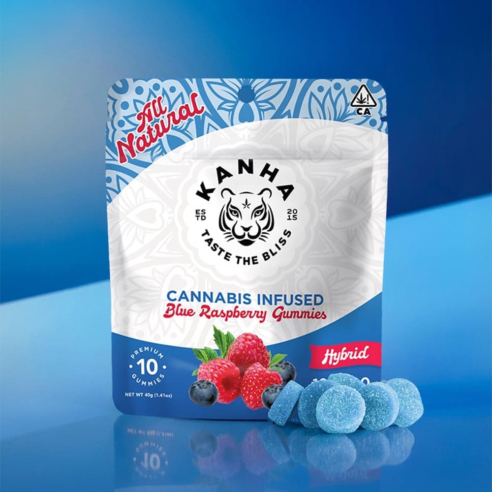 Kanha Blue Raspberry - 100 mg Edibles cannabis