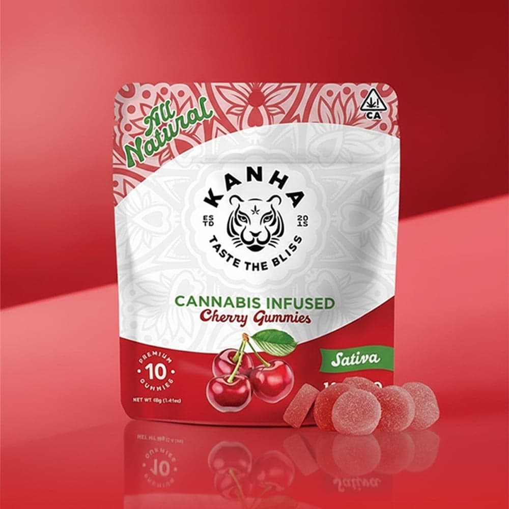 Kanha Cherry Gummies - 100 mg Edibles cannabis
