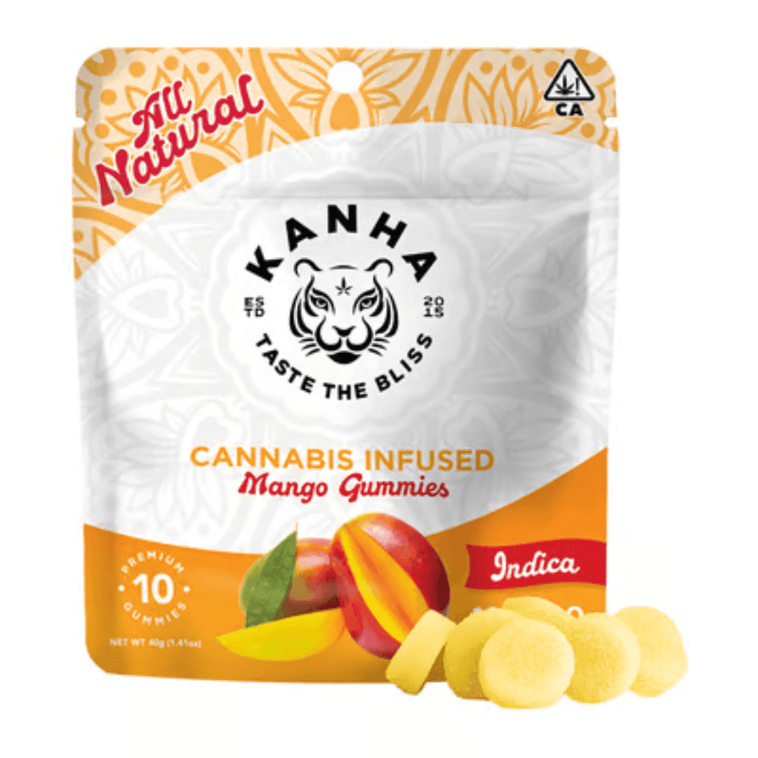 Kanha Mango Gummies - 100 mg Edibles cannabis
